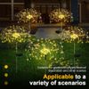 150LED Solar Firework Lights Outdoor Waterproof Path Lawn Yard Garden Decor Lamp