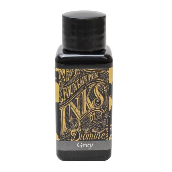 Diamine 30ml Grey fountain pen ink bottle