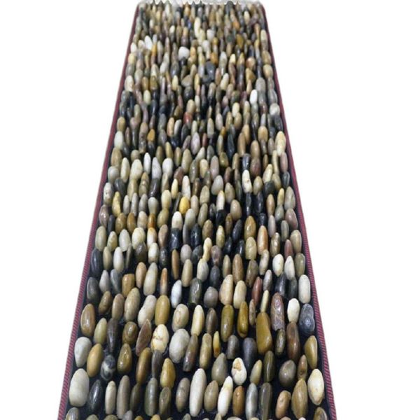 Cobblestone Barefoot Walking Stone Plate Sole Acupressure Massage (8 Type), D