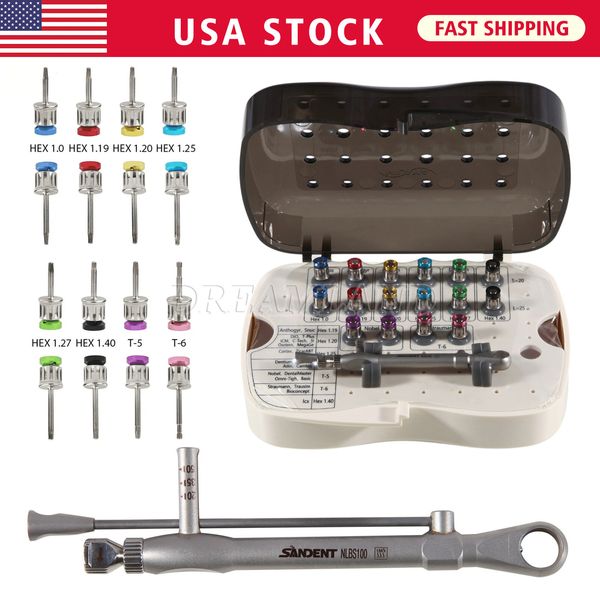 Universal Dental Implant Screw Removal Kit Screw Driver Autoclavable Tool