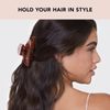 Kitsch, Marble Claw Clip, Brunette, 1 Clip