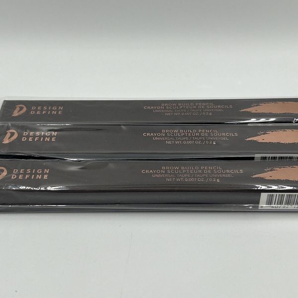 Lot Of 3 Design Define Brow Build Pencils - Taupe ~ Free Shipping