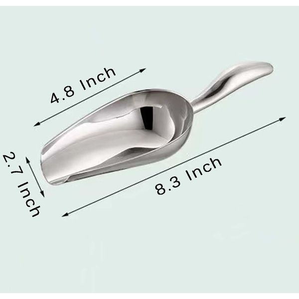 Small Metal Ice Scoop Ice Scoop For Ice Makers Stainless Steel Small Ice Scoop