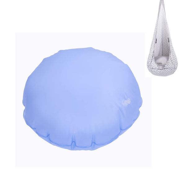 YAERSI Hammock Chair Replacement Inflatable Cushion,Hammock Chair Swing Thicken PVC Inflatable Cushions (Blue)