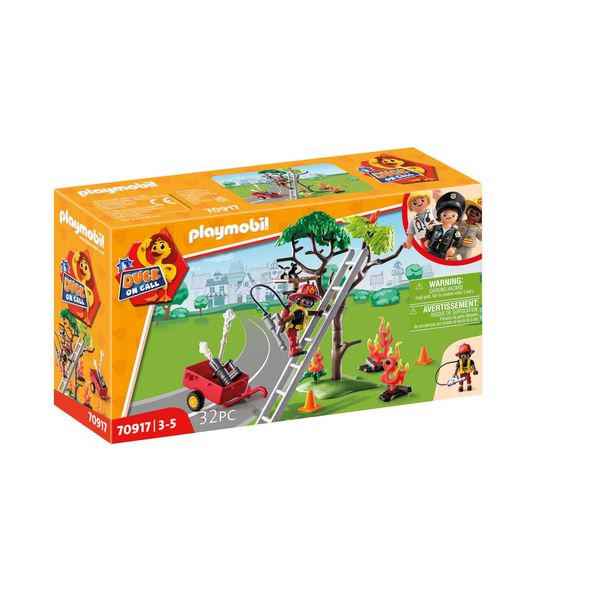 Playmobil Duck On Call - Fire Rescue Action: Cat Rescue