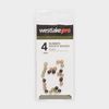 WESTLAKE Rub Shock Beads 4mm 3C Mix 25P, Assorted, One Size