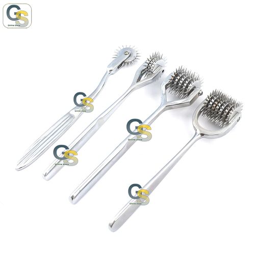 4 PCS SET OF WARTENBERG PIN WHEEL 1,3,5,7 HEAD by G.S ONLINE STORE