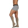 Juzo Dynamic Men’s Cotton Closed Toe Compression Knee High, 15-20 mmHg – Breathable Cotton & Nylon Fabric, Compression Therapy for Poor Circulation, Made in the USA,Khaki,4 (IV) Regular