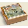 Creative Home Accents Hummingbird and Honeysuckle Coaster Set