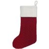 St. Nicholas Square 21 Inch Cable Knit Monogram Christmas Stocking (Embroidered S)