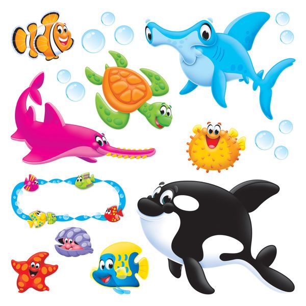 TREND enterprises, Inc. Sea Buddies Bulletin Board Set