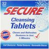 Denture Cleanser 32 Tab By Secure Denture Adhesive (1 Each)