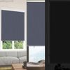 100% Blackout Roller Shades Window Curtains Cordless Door Blind Light Blocking