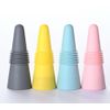4-Pack Silicone Bottle Stoppers – Reusable Wine Beverage Sealer Bar Tool Set