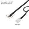 sourcing map 1 Pcs 5K NTC Thermal Sensor Probe,Epoxy Sensitive Temperature Sensor Probe 15.7 Inch Digital Thermometer Extension Cable Temp Sensor for Electrical Appliances