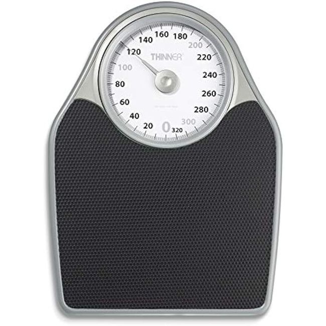 Thinner Analog Bathroom Scale for Body Weight Weighing Scale 330lbs Dial Display