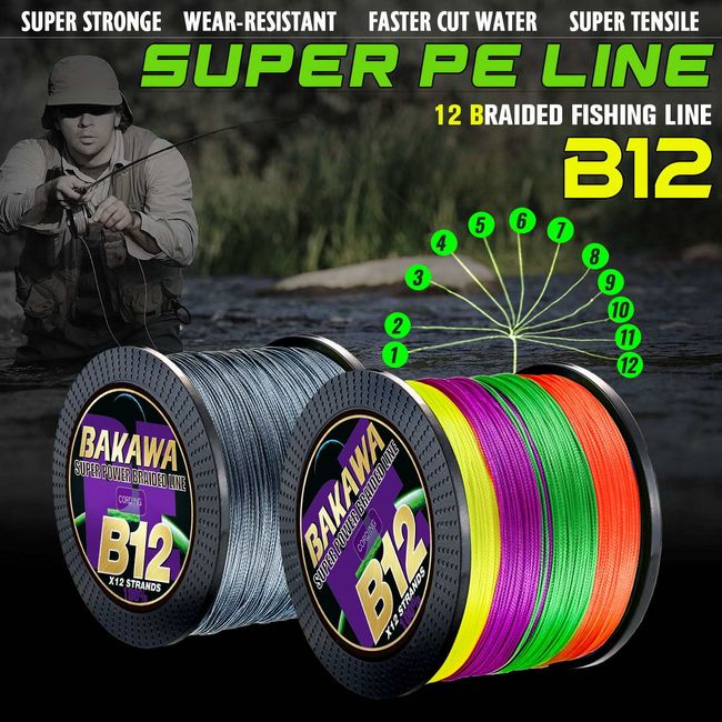 Braided Line X8 Fishing, Bakawa 4 Braided Fishing