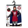 Widmann 08405 Kinderkostüm Ritter Children's Knight Costume, Solid, Red, 116