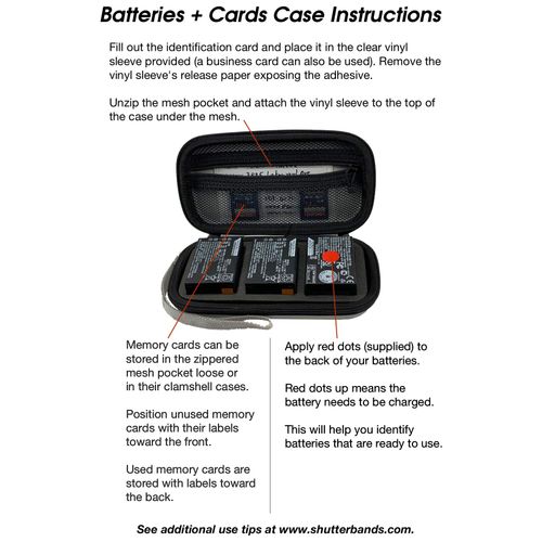 Batteries + Cards Case compatible with FujiFilm NP-T125 Batteries + memory cards (Grey)