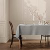 Home Direct Rectangular Rectangle Fabric Tablecloth Table Cloth Table Cover 100cm x 140cm 39"x55" Grey Light