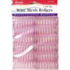 Annie Wire Mesh Rollers #1024, 12 Count Pink Large 1 1/8 Inch (2 Pack)