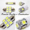 For 2007-2013 Silverado Sierra White LED Interior Exterior Lights kit +Tool CS3F