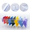 Rectangular Plastic Blade Organizer,10Grid Base for Hair Clipper Limit Comb,Guide Comb Storage Case,Hair Clipper Guide Comb Container,Clipper Comb Holder Storage Case Rack,Guide Comb Storage Organizer