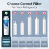 ICEPURE UKF8001 Refrigerator Water Filter Replacement for UKF8001, 469006, 4PACK