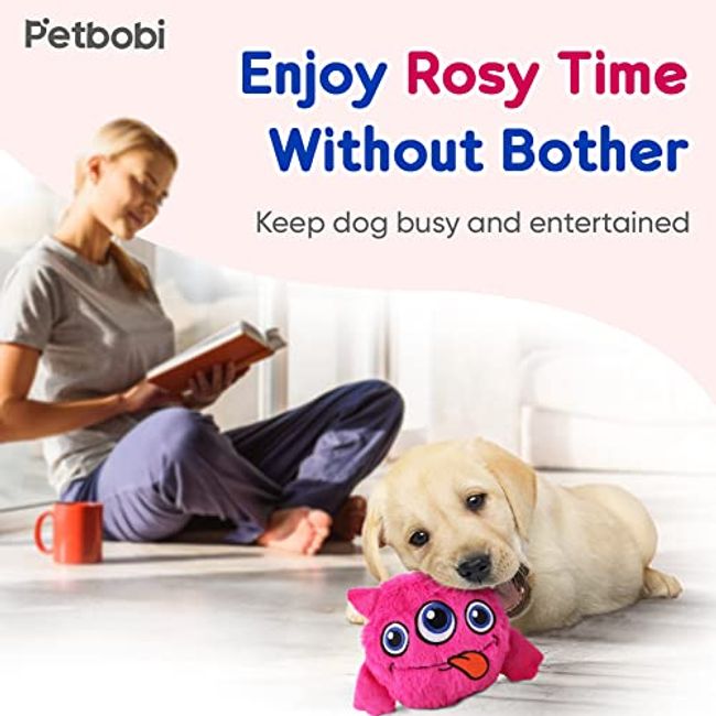 Cute Dog Toys Plush Giggle Ball Toys Puppy Automatic Electric Shake Crazy Dog  Toys Exercise Entertainment