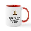 CafePress Pavlov Ring Bell Mug 11 oz (325 ml) Ceramic Coffee Mug