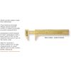 Groz 01304 4" Brass Caliper