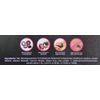 UV neon hair chalk for temporary hair colouring - great accessory for carnival or theme party in practical tin with sponge