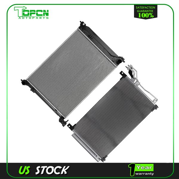 Fits 2015-2018 Hyundai Sonata Replacement Radiator & Condenser Cooling Assembly