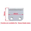 Professional Line Attachment Comb Size 4. 13mm with Metal Fitting Cutting Guide Fit - Super Taper, Chromepro, Balding, Magic 5 Star and Other Standard Full Sized Clippers (4 (13mm))