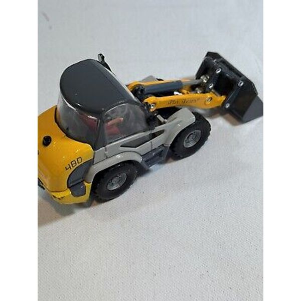 Mini Metal Shovel Forklift Truck Diecast W/Character Driver For Railroads/City