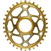 absoluteBLACK Oval Boost Direct Mount Cinch Premium Chainring Compatible with RaceFace, Gold, 32T