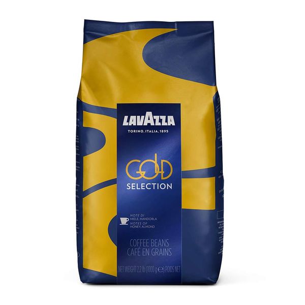 Lavazza Gold Selection Whole Bean Coffee Blend, Light Roast, 2.2 Pound Bag ,Prem