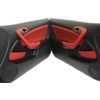 Front insert Door Panel Tweed Cover for Acura RSX 02-06 Red