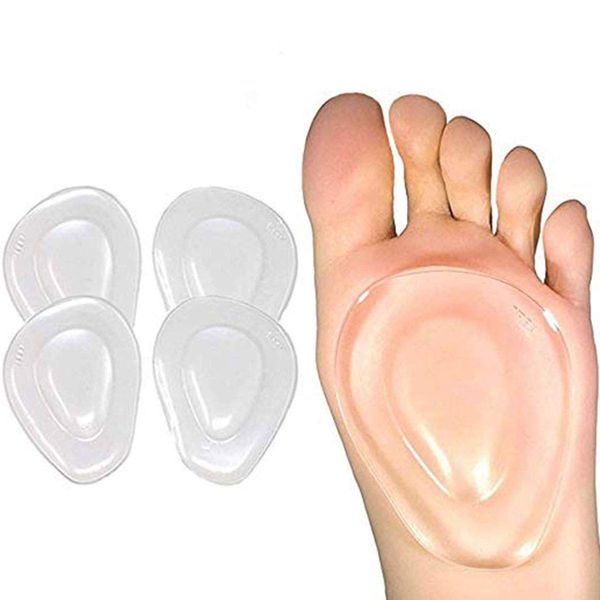 High Heel Gel Pads Foot Gel Cushions By Pedimend, Gel Forefoot Pain Relief Insole Massage Shoe Inserts Foot Pads for Women 2 Pair