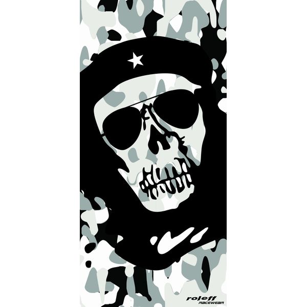 Roleff Racewear 404 Cuba Cloth Multifunction Size: One Size, Black/Grey