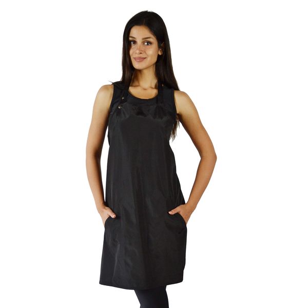 Ladybird Line 600 Salon Black Waterproof Apron Ideal for Beauty Salon Barbers