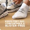 Balega Hidden Comfort No-Show Running Socks for Men and Women (1 Pair), Charcoal, Large