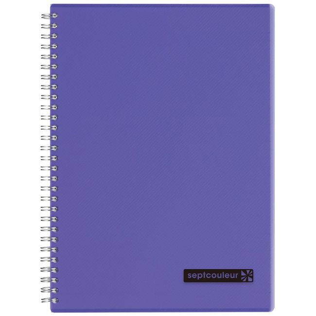 Maruman Septcouleur Ruled Notebook, purple berry