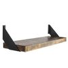 4 Heavy Duty Angle Shelf Brackets Floating Shelves Support Brackets, 8 inch