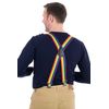 Olata Unisex Fully Adjustable Clip On Rainbow Braces/Suspenders. 2.5cm, X-Shape
