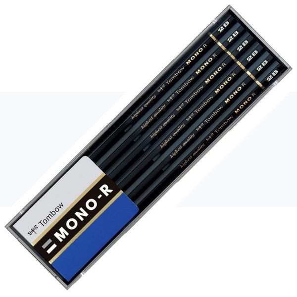 Tombow Mono-R Pencil Set with Plastic Case