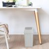 Asking 7 Liter Small Trash Bin with Swing-top Lid, Plastic Garbage Bin, Grey