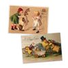 Victorian Postcards Set of 10 - Easter Cards Pack Weird Funny Cute Unique
