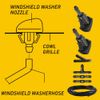 Windshield Washer Fluid Spray Nozzle For 2008-2017 Dodge Grand Caravan 5113049AA