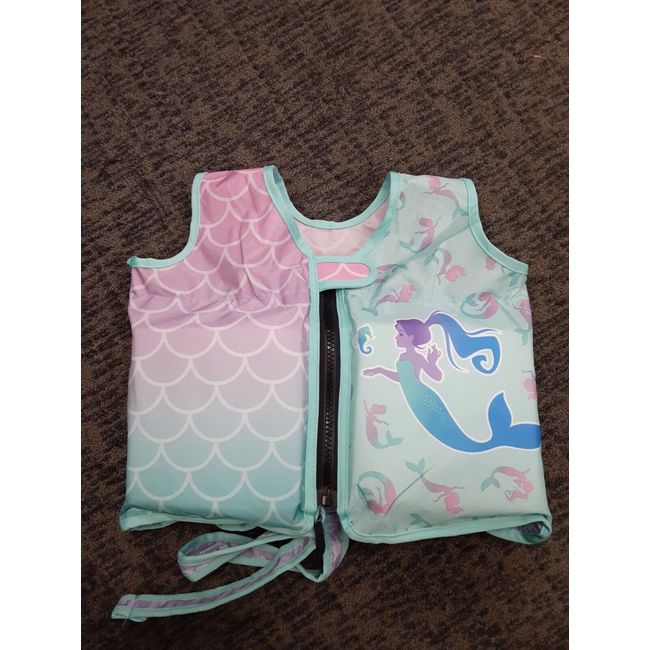 SwimWays Mermaid Swim Vest, Ages 2-4  - E5A